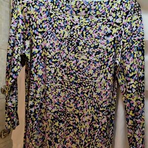 Ted Baker Multicolor Abstract Print Top